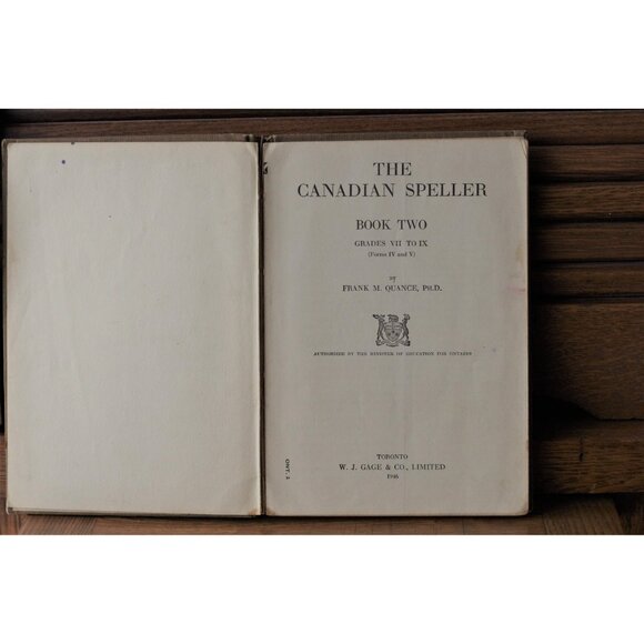 The Canadian Speller Book Two for Grades 7 to 9 - 1948 - W. J. Gage & Co Vintage - Picture 2 of 5